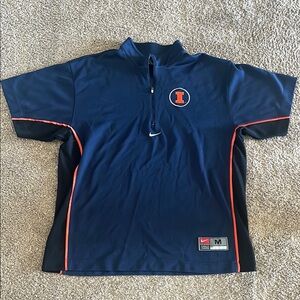 VINTAGE University of Illinois Nike Basketball warm up shooting shirt